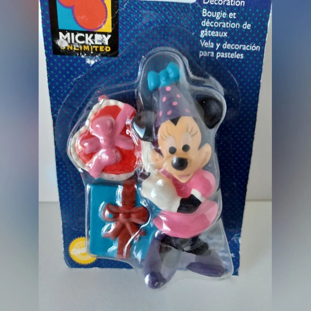 Vintage 1996 Wilton Disney Minnie Mouse Cake Topper/Candle